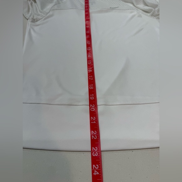 NIKE White Dri Fit Hooded Layering Top - Picture 5 of 8